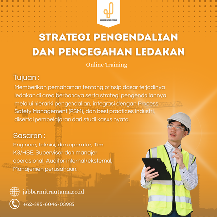 Strategi Pengendalian dan Pencegahan Ledakan